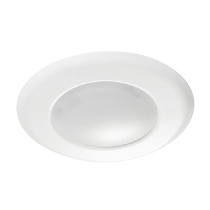 Slim - 7 Inch 10W 1 Led Flush Mount with Frosted Diffuser