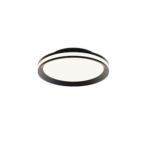 Sona - 25W 1 LED Flush Mount-2.4 Inches Tall and 12 Inches Wide