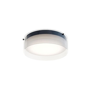 Studio - 20W 1 LED Flush Mount In Modern Style-3.25 Inches Tall and 12 Inches Wide - 1315754