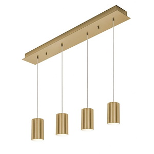 Tyke - 4 Light Linear Pendant In Modern Style-6.5 Inches Tall and 5 Inches Wide - 1284287