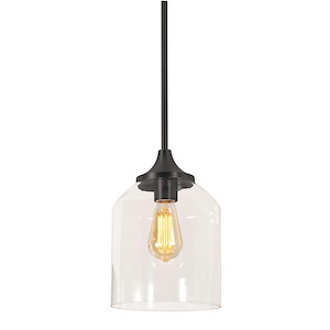 William - 1 Light Pendant In Modern Style-11.25 Inches Tall and 7.87 Inches Wide
