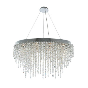 Tenuta - 10 Light Convertible Pendant In Contemporary Style-22 Inches Tall and 16 Inches Wide