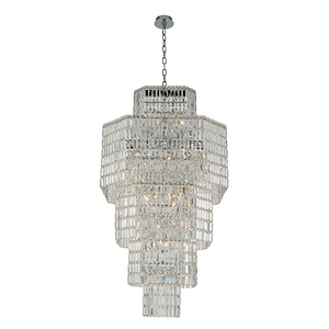 Livelli - 25 Light Extra Large Foyer In Contemporary Style-60 Inches Tall and 32 Inches Wide