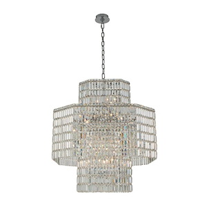 Livelli - 20 Light Pendant In Contemporary Style-40 Inches Tall and 34 Inches Wide