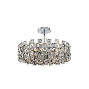 Piazze - 8 Light Pendant In Modern Style-15 Inches Tall and 22 Inches Wide - 1295358
