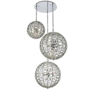 Alta - 27 Light Pendant In Contemporary Style-20 Inches Tall and 38 Inches Wide