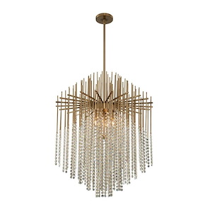 Estrella - 6 Light Pendant In Contemporary Style-39 Inches Tall and 26 Inches Wide