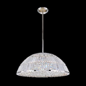 Doma - 24W LED Pendant In Contemporary Style-19 Inches Tall and 26 Inches Wide