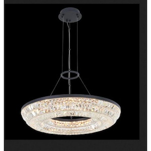 Zaga - 32W LED Pendant In Contemporary Style-4 Inches Tall and 26 Inches Wide
