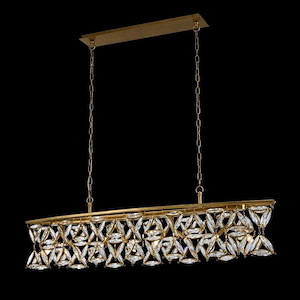Triangulo - 8 Light Island In Contemporary Style-18 Inches Tall and 10 Inches Wide