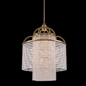 Torta - 12 Light Pendant-44 Inches Tall and 27 Inches Wide - 1295685