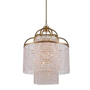 Torta - 12 Light Pendant-44 Inches Tall and 27 Inches Wide - 1330469