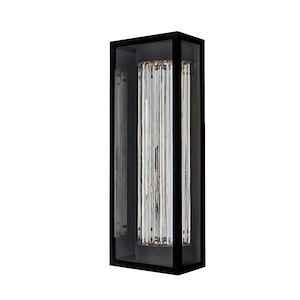 Cilindro Esterno - 12W LED Outdoor Wall Sconce In Contemporary Style-28 Inches Tall and 10.5 Inches Wide - 1295342
