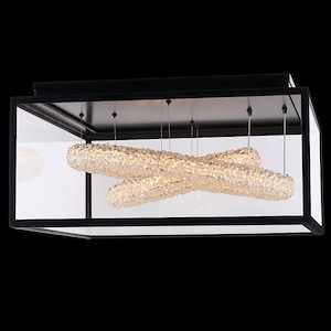 Lina Esterno - 66W LED Outdoor Flush Mount In Contemporary Style-16 Inches Tall and 32 Inches Wide - 1295415