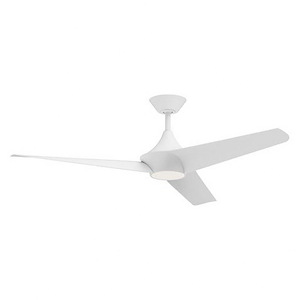 Emiko - 3 Blade Ceiling Fan with Light Kit-56 Inches Wide - 1288320