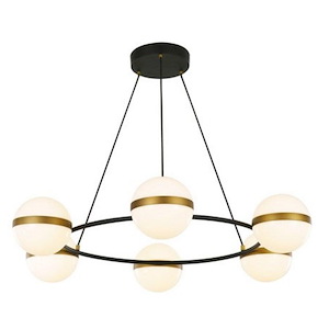 Tagliato - 60W LED Chandelier-6.38 Inches Tall and 36 Inches Wide