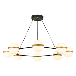 Tagliato - 82W LED Chandelier-6.38 Inches Tall and 43.75 Inches Wide