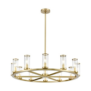 Revolve - 12 Light Chandelier-6.63 Inches Tall and 32.75 Inches Wide - 1028383