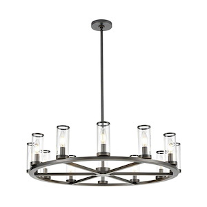 Revolve - 12 Light Chandelier-6.63 Inches Tall and 32.75 Inches Wide