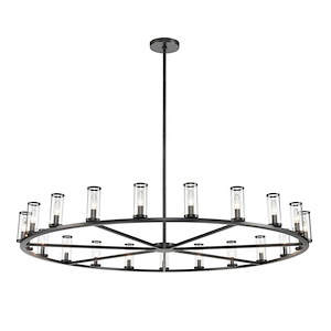Revolve - 21 Light Chandelier-6.63 Inches Tall and 60.38 Inches Wide