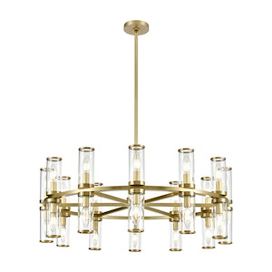 Revolve - 24 Light Chandelier-12.63 Inches Tall and 32.75 Inches Wide