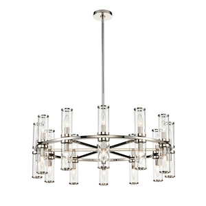 Revolve - 24 Light Chandelier-12.63 Inches Tall and 32.75 Inches Wide