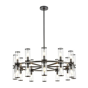 Revolve - 24 Light Chandelier-12.63 Inches Tall and 32.75 Inches Wide
