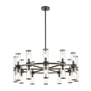 Revolve - 24 Light Chandelier-12.63 Inches Tall and 32.75 Inches Wide