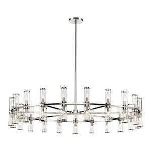 Revolve - 42 Light Chandelier-12.63 Inches Tall and 60.38 Inches Wide - 1028388