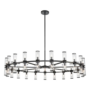 Revolve - 42 Light Chandelier-12.63 Inches Tall and 60.38 Inches Wide