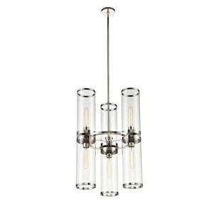 Revolve II - 6 Light Chandelier-28.63 Inches Tall and 20.5 Inches Wide - 1028390