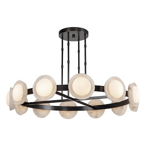 Alonso - 40W LED Chandelier-8.5 Inches Tall and 50.5 Inches Wide