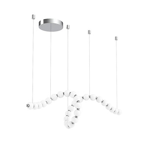 Akoya - 83W LED Chandelier-3.25 Inches Tall and 3.25 Inches Wide - 1066497