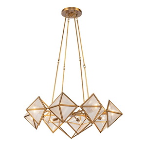 Cairo - 8 Light Chandelier-11.63 Inches Tall and 30 Inches Wide