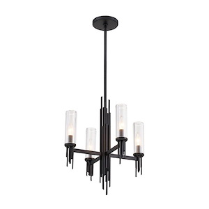 Torres - 4 Light Chandelier-22.13 Inches Tall and 18 Inches Wide