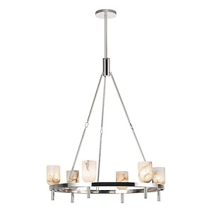 Lucian - 6 Light Chandelier-38.38 Inches Tall and 31.5 Inches Wide - 1295474