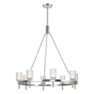 Lucian - 8 Light Chandelier-37.38 Inches Tall and 36.13 Inches Wide - 1295602