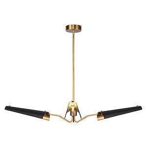 Osorio - 16W LED Chandelier-5.63 Inches Tall and 45.75 Inches Wide