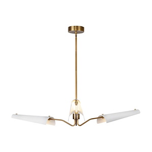 Osorio - 16W LED Chandelier-5.63 Inches Tall and 45.75 Inches Wide