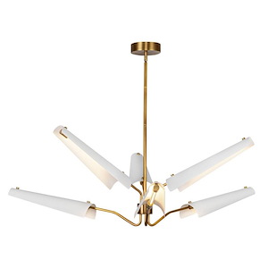 Osorio - 31W LED Chandelier-13.88 Inches Tall and 46.13 Inches Wide