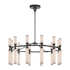 Edwin - 118W LED Chandelier-17.63 Inches Tall and 37.5 Inches Wide
