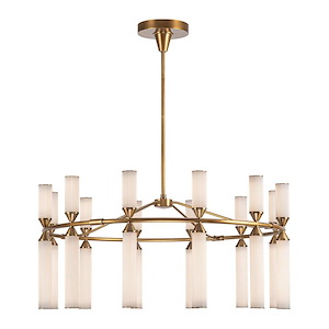 Edwin - 118W LED Chandelier-17.63 Inches Tall and 37.5 Inches Wide