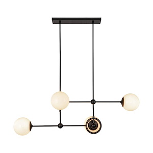 Fiore - 4 Light Chandelier-14.38 Inch Tall and 16.63 Inch Wide