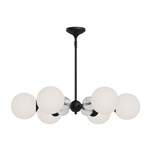 Celia - 6 Light Chandelier-4.5 Inches Tall and 30.25 Inches Wide - 1288399