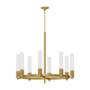 Rue - 8 Light Chandelier-33.63 Inches Tall and 38 Inches Wide