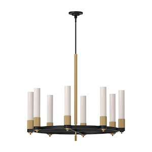 Rue - 8 Light Chandelier-33.63 Inches Tall and 38 Inches Wide