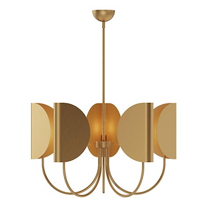 Seno - 5 Light Chandelier-19.13 Inches Tall and 32 Inches Wide - 1288448