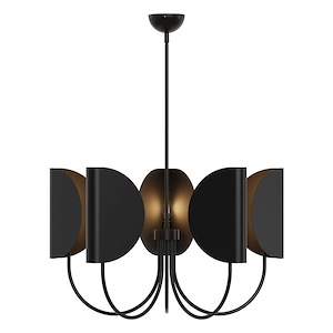 Seno - 5 Light Chandelier-19.13 Inches Tall and 32 Inches Wide