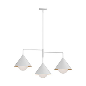 Remy - 3 Light Chandelier-17.13 Inches Tall and 38 Inches Wide