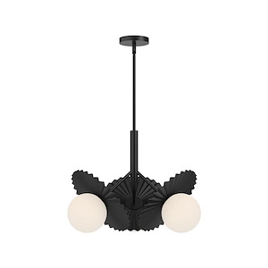 Plume - 3 Light Chandelier-15.75 Inches Tall and 22 Inches Wide